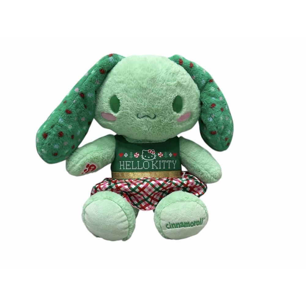 Build A Bear Sanrio Christmas Holiday Evergreen Cinnamoroll Plush Hello Kitty